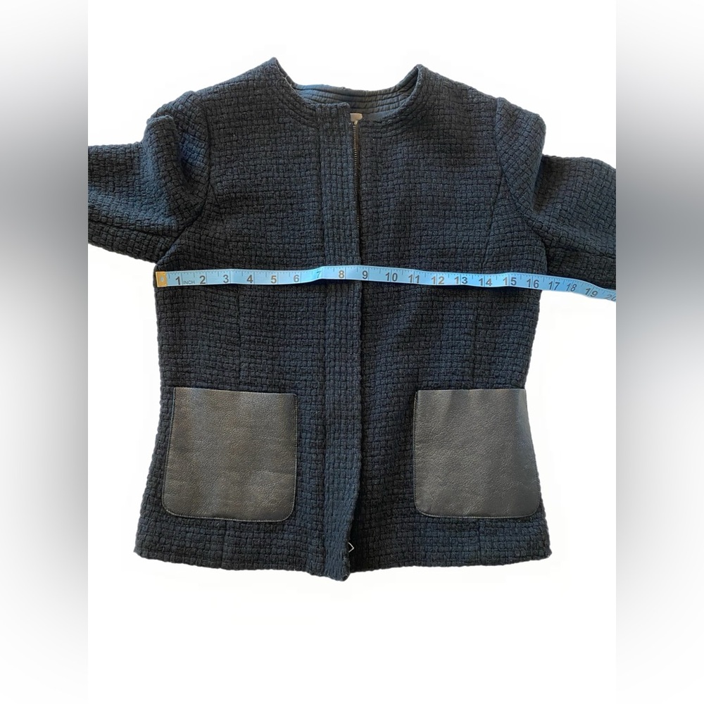 Vince Black Textured Women's Jacket size 4 - Picture 8 of 11